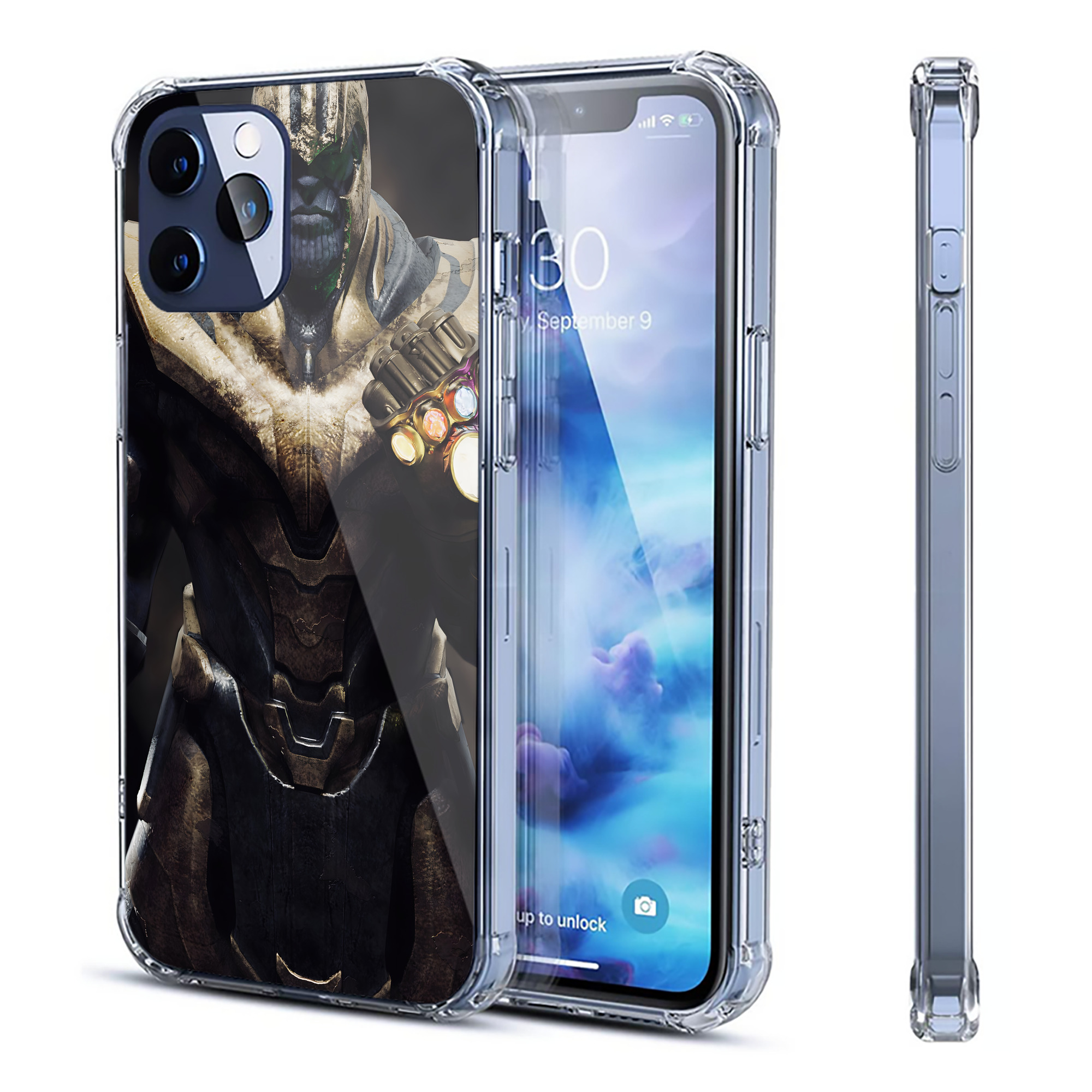 （画像用） アベンジャーズ The Avengers 【iPhone 12シリーズ対応】透明スマホケース（クリアソフトケース）